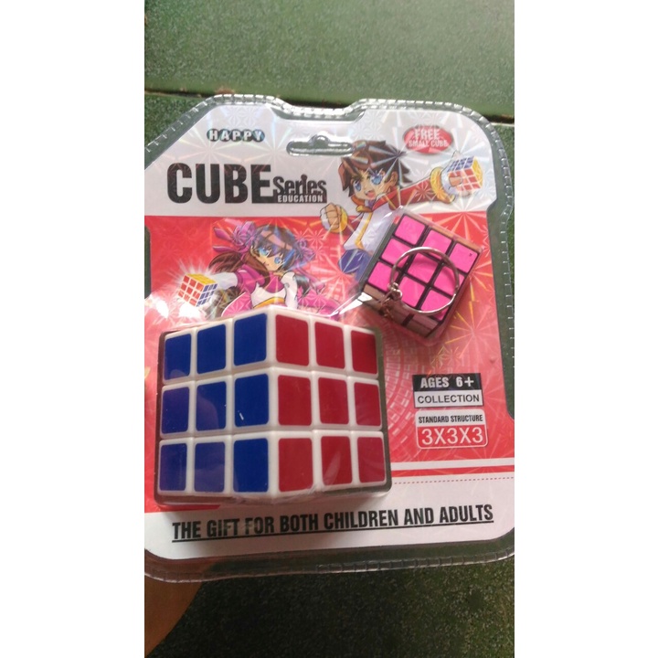 Rubik 3x3 Qiyi Sail W Rubic 3 Tầng Khối Lập Phương Ma Thuật - Kèm Cục Robik móc khóa Xoay Nhanh
