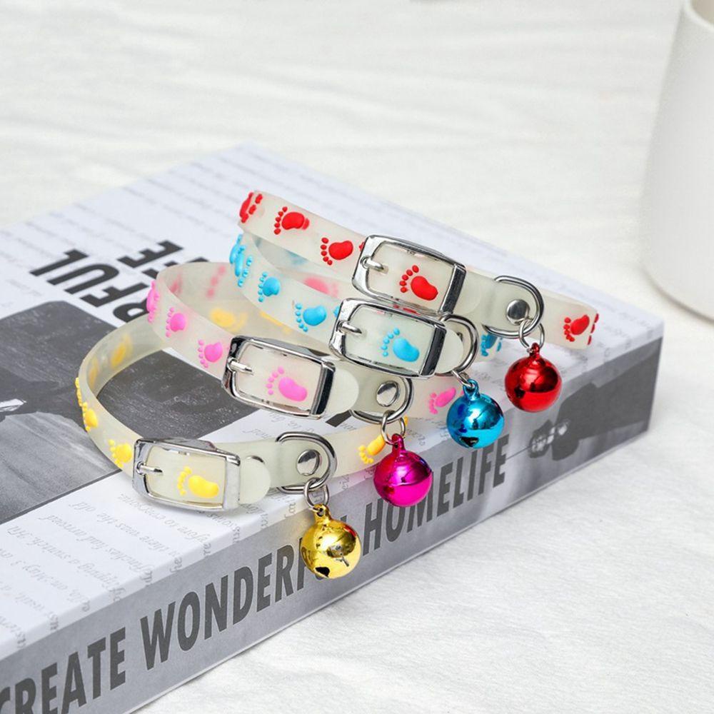 [COD] Vòng Cổ Phát Sáng Ban Đêm Cho Thú Cưng Có Chuông