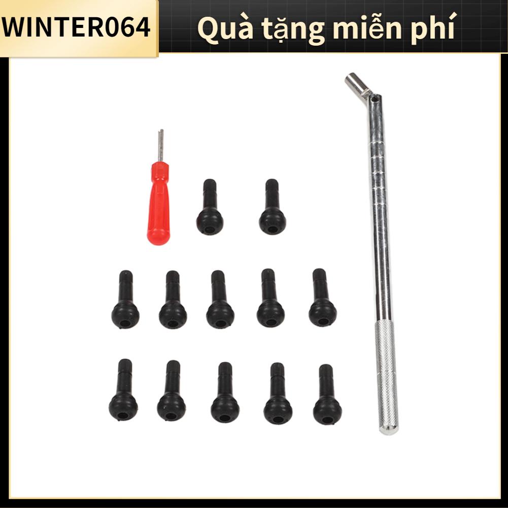 14 PCS Bộ công cụ lắp đặt thân van lốp Một đầu cho xe đạp RV Xe điện SUV Winter064