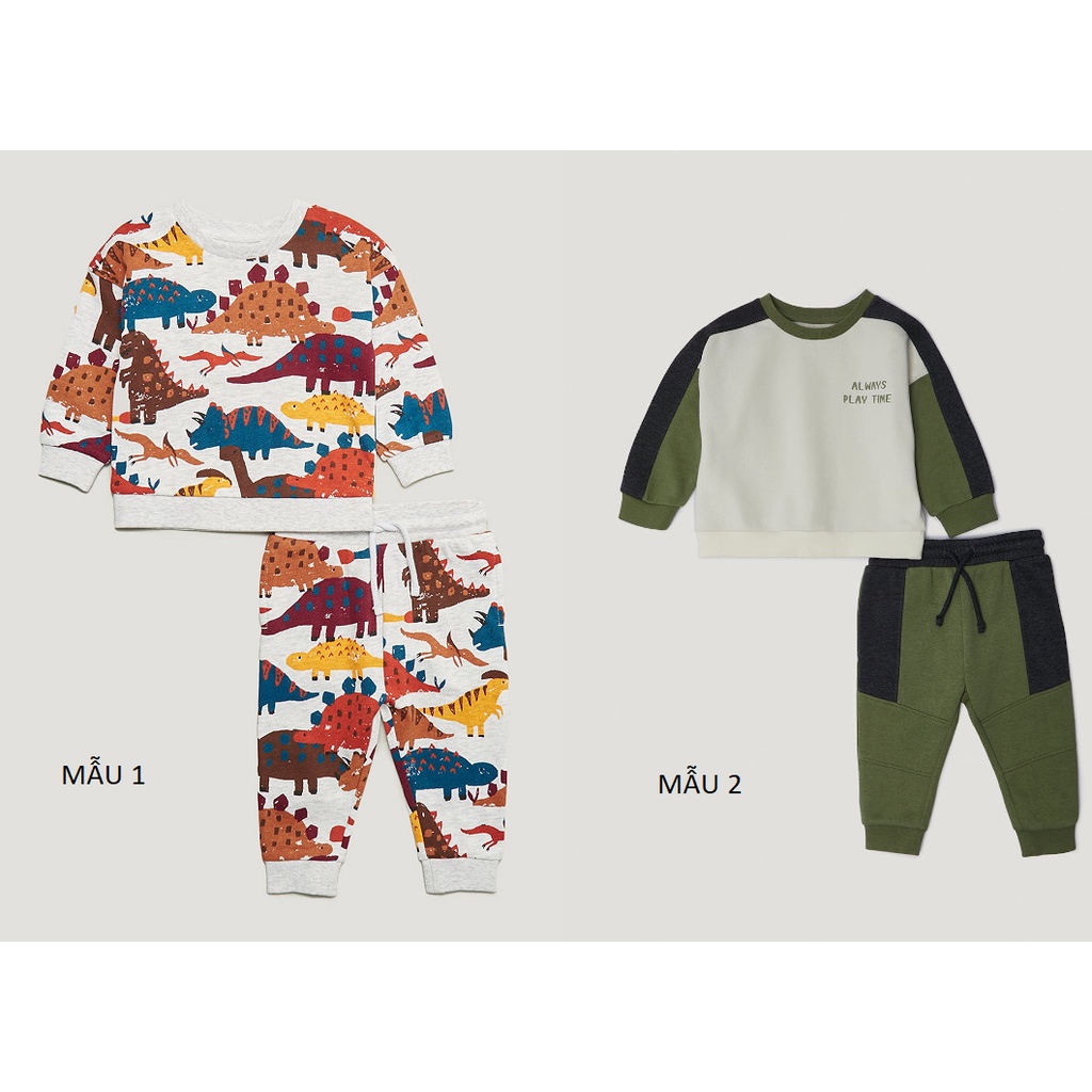 Bộ nỉ bông Matalan chính hãng size 3-4y, 4-5y