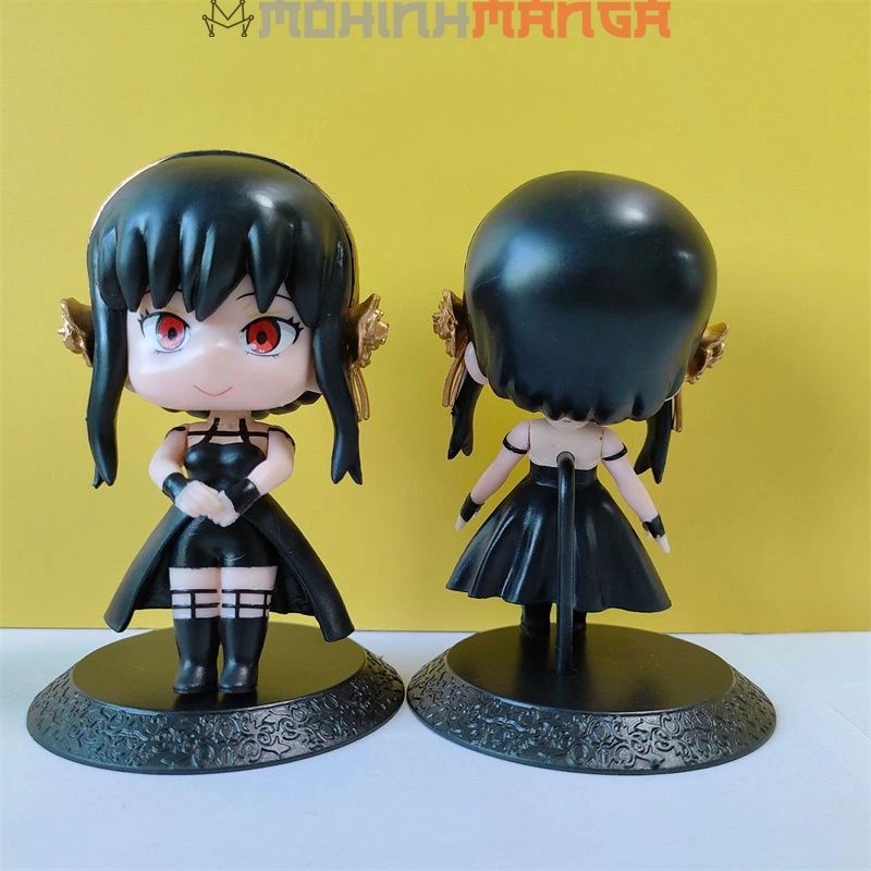 Mô hình 6 nhân vật Spy X Family Gia đình điệp viên Chibi Loid Forger Yor Forger Anya Forger cao 10cm