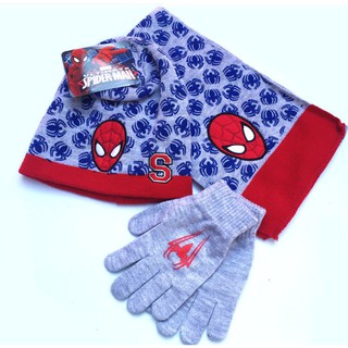 Set khăn,mũ,găng tay siêu nhân nhện