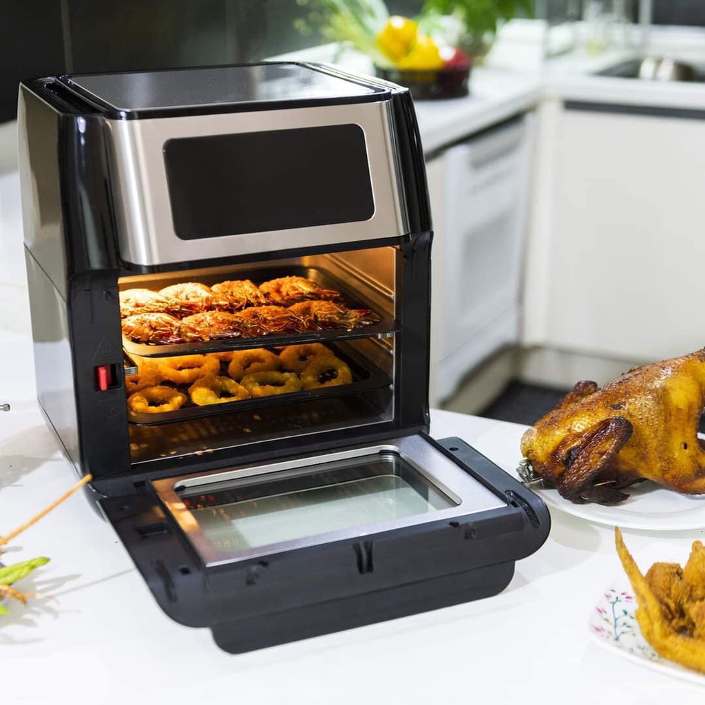 Nồi chiên không dầu Kalite Q10 kiêm lò nướng dung tích 10L - 10 chức năng - bảo hành 24 tháng