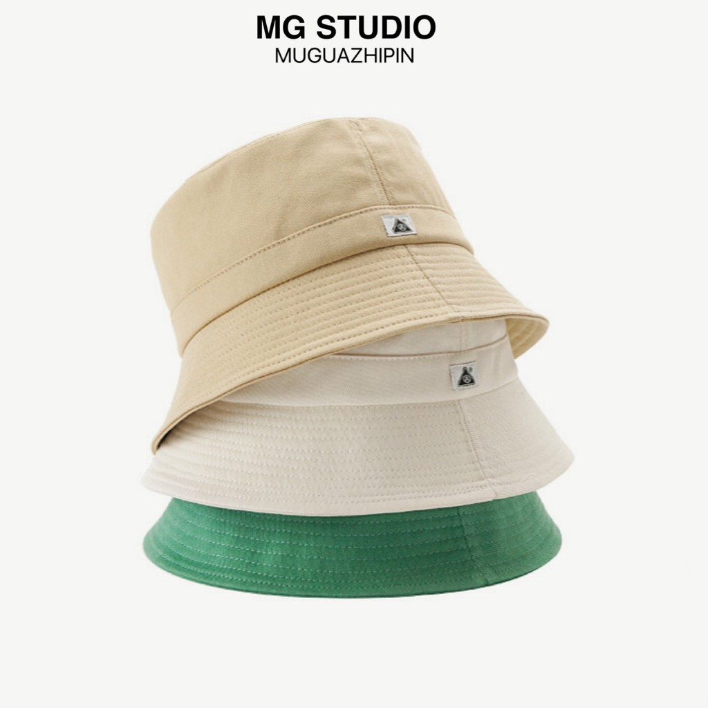 Mũ xô MG STUDIO thêu họa tiết logo chữ A đơn giản