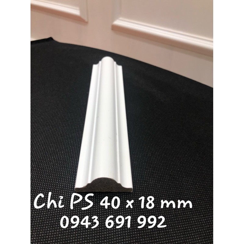 Chỉ nhựa composite màu trắng bản rộng 4cm hoàn thiện bề mặt