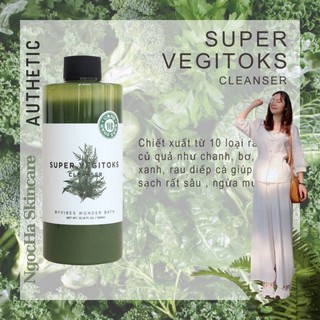 Sữa rửa mặt rau củ thải độc Super Vegitoks Cleanser (Authentic)