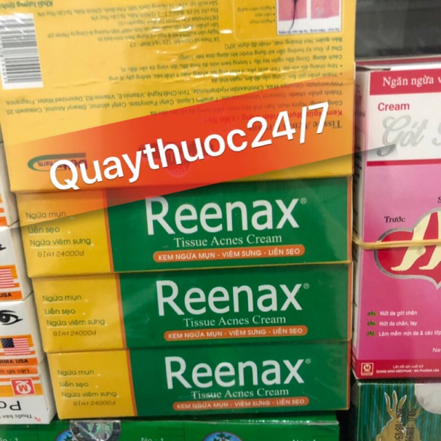 KEM NGỪA MỤN ,GIẢM THÂM REENAX (5gr)