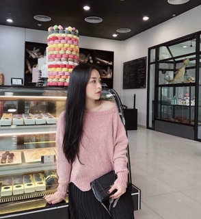 Áo len nhung răng cưa hothit