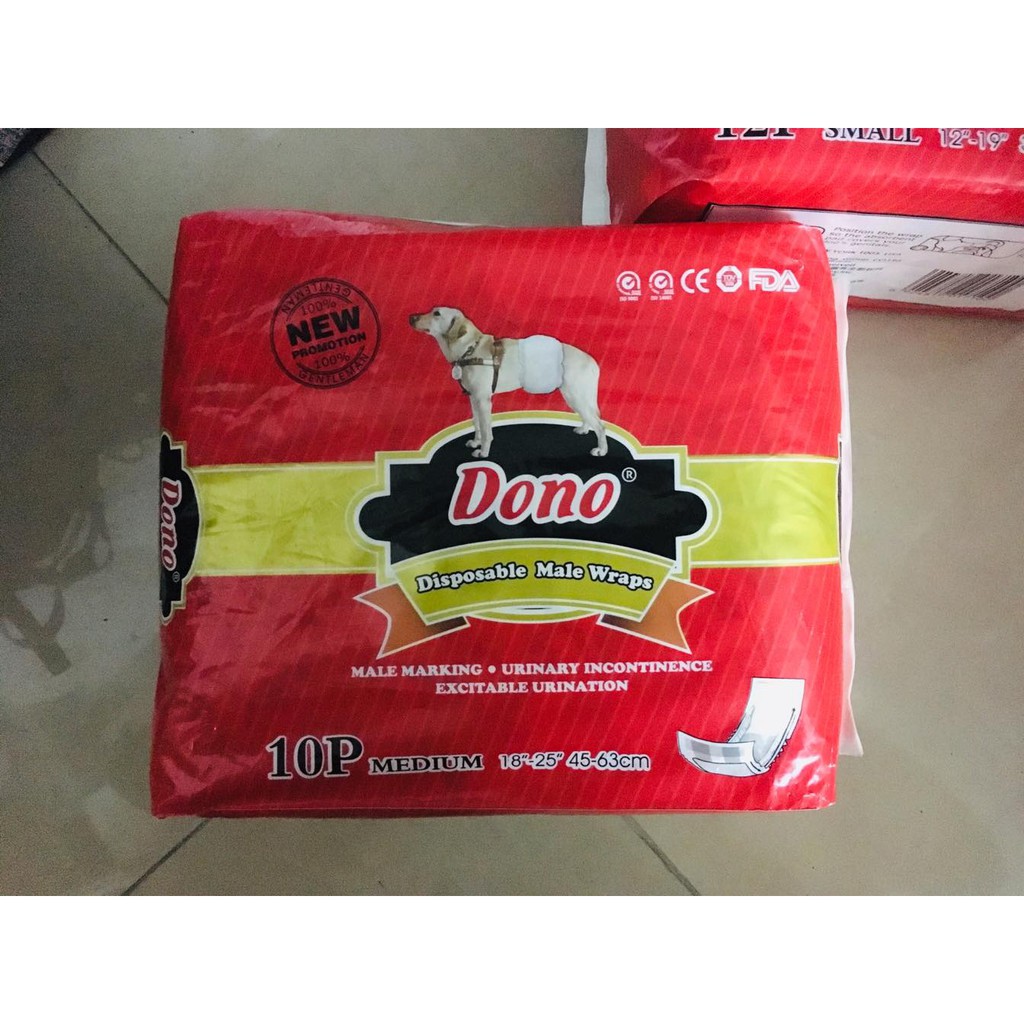 (miếng lẻ) tả bỉm cho chó bé trai