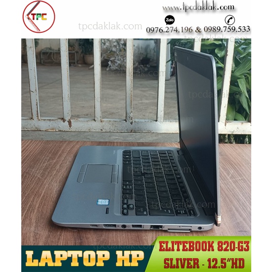 Laptop HP Elitebook 820-G3/ Core I5 6300U/ Ram 4GB/ SSD 128GB/ Intel HD Graphics 520/ LCD 12.5" HD