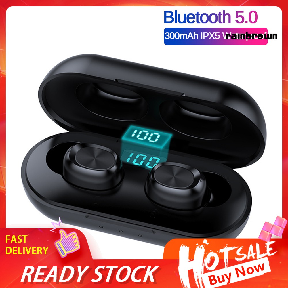 Tai Nghe Bluetooth 5.0 Không Dây Kèm Phụ Kiện Chất Lượng Cao