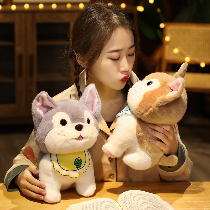 ❤Đồ chơi nhồi bông Hình Chó Mèo Hoạt Hình Dễ Thương 25/30cm