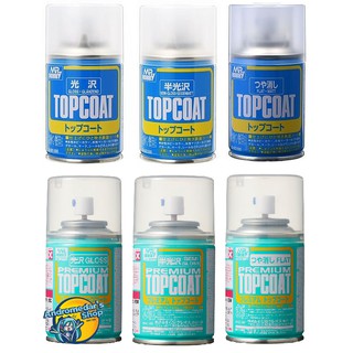 [Mr Hobby] Sơn phủ mô hình Top Coat Gloss B501 Semi Gloss B502 Flat B503  Premium B601 B602 B603