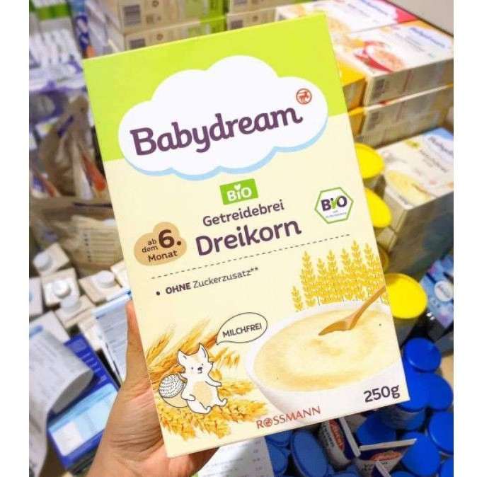 𝙃𝙖̀𝙣𝙜 𝘼𝙞𝙧 Bột ăn dặm Babydream 4m+ /6m+ 250g date 11 2021