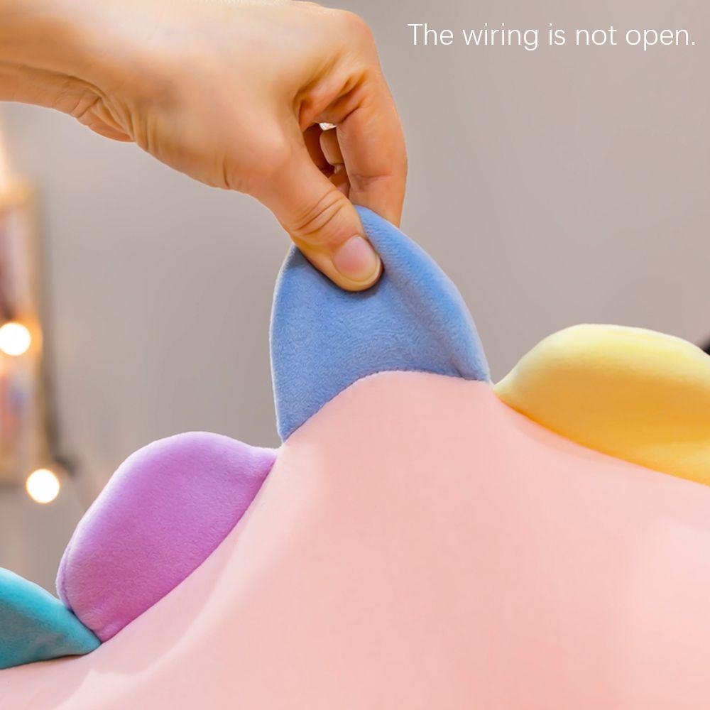 Gối Ôm Hình Khủng Long Cầu Vồng Đáng Yêu Cho Trẻ Em