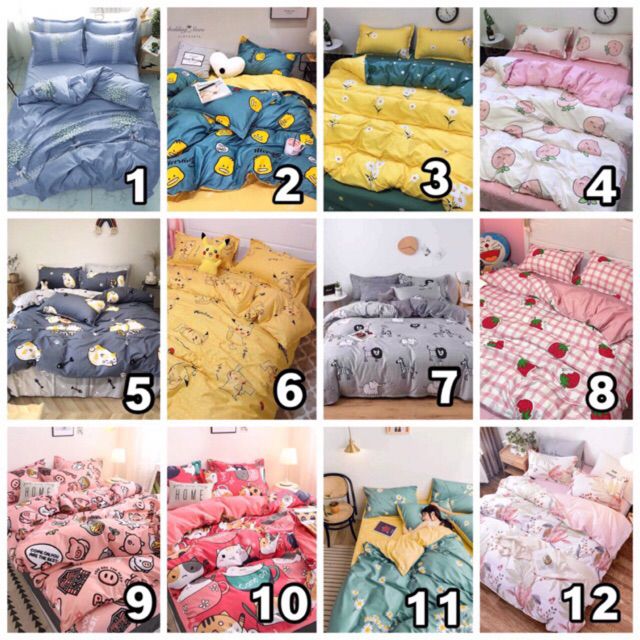 Bộ ga gối poly cotton