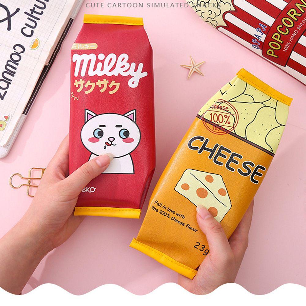 Túi Đựng Bút Chì Mềm Mại Hình Gói Snack Độc Đáo Cho Học Sinh