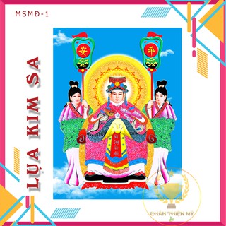 [GIEO DUYÊN] Mẹ Sanh Mẹ Độ- Tranh Vải Kim Sa Cao Cấp 40x60cm