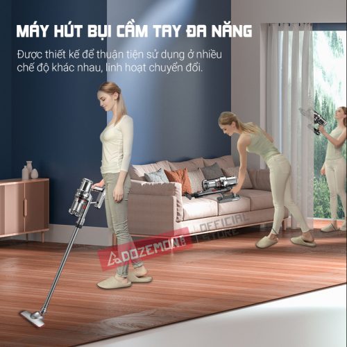 Máy Hút Bụi Cầm Tay Không Dây JK-V12 Đa Năng Cho Gia Đình Sử Dụng Pin Sạc, Hút Giường, Đệm, Xe Hơi – Bảo Hành 24 tháng