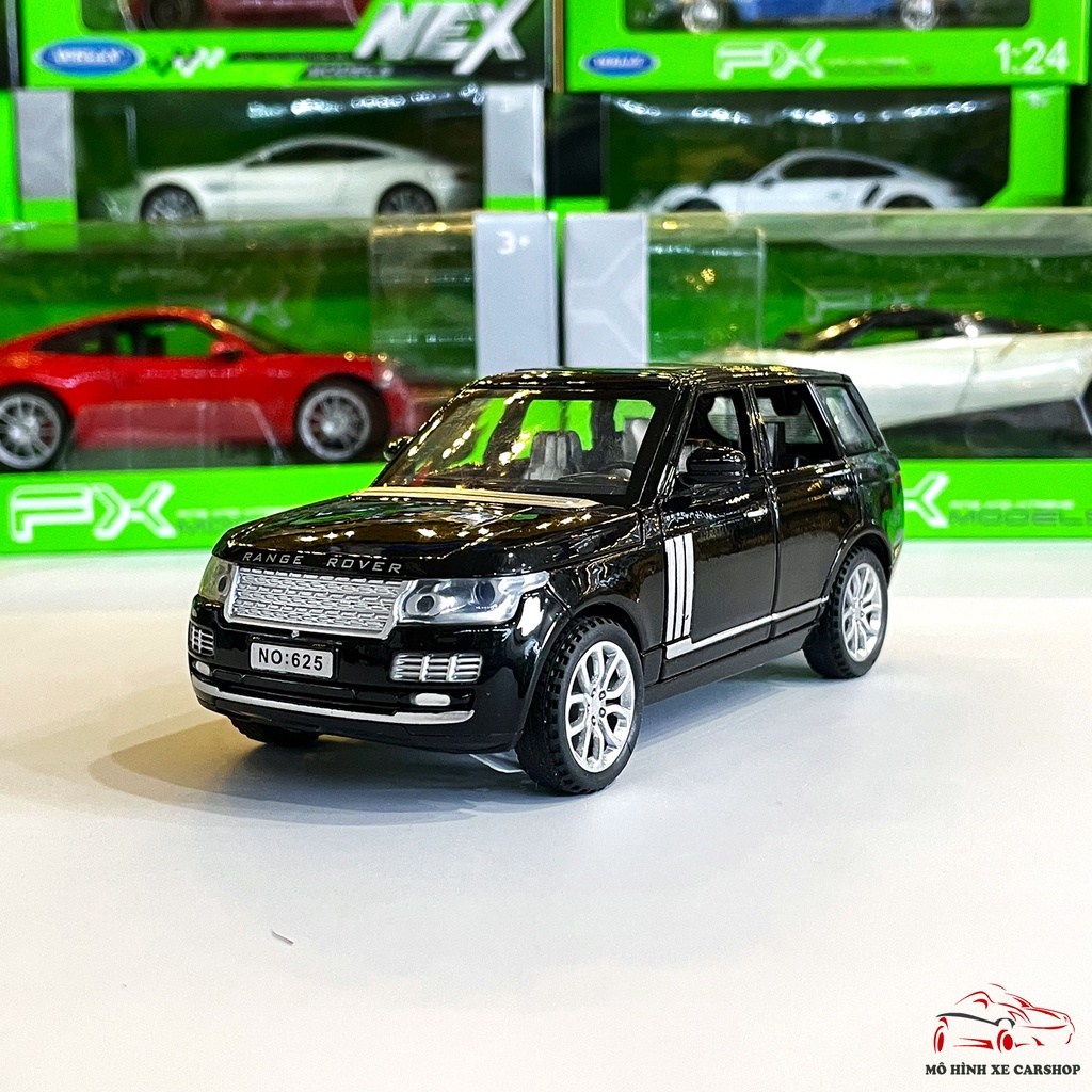 Mô hình hợp kim siêu xe Range Rover tỉ lệ 1:32 màu đen