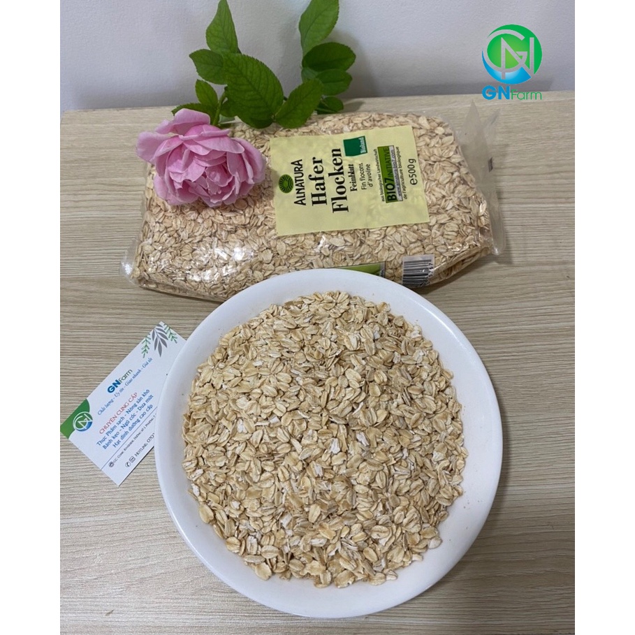 Yến Mạch Cán Dẹt Hafer Flocken Nhập Khẩu Đức - Túi 500g