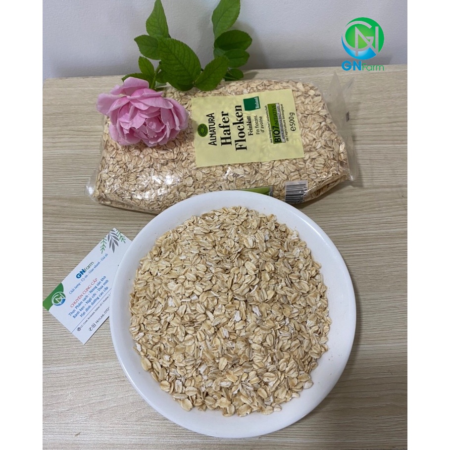 Yến Mạch Cán Dẹt Hafer Flocken Nhập Khẩu Đức - Túi 500g