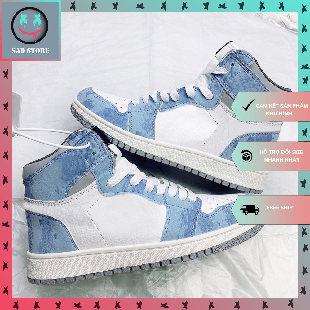 Giày Jordan Cổ Cao Xanh Loang, Giày Jordan Hyper Cổ Cao Hàng Cao Cấp Full Box + Bill | BigBuy360 - bigbuy360.vn