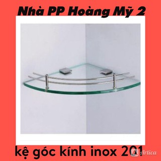 Kệ góc kính xà bông Inox 201