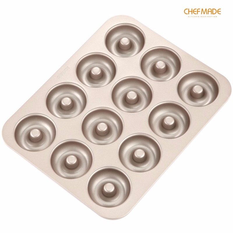 Khuôn CHEFMADE Wk925 Làm Bánh Donut Có 12 Lỗ Chuyên Dụng