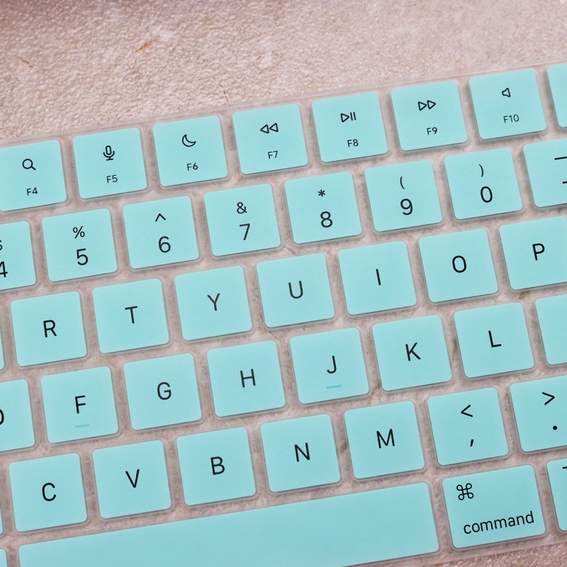 Bàn Phím Silicone Cho 2021 New iMac 24'' M1 Magic Chip Magic 2 Với ID Hoặc Key A2449 A2450