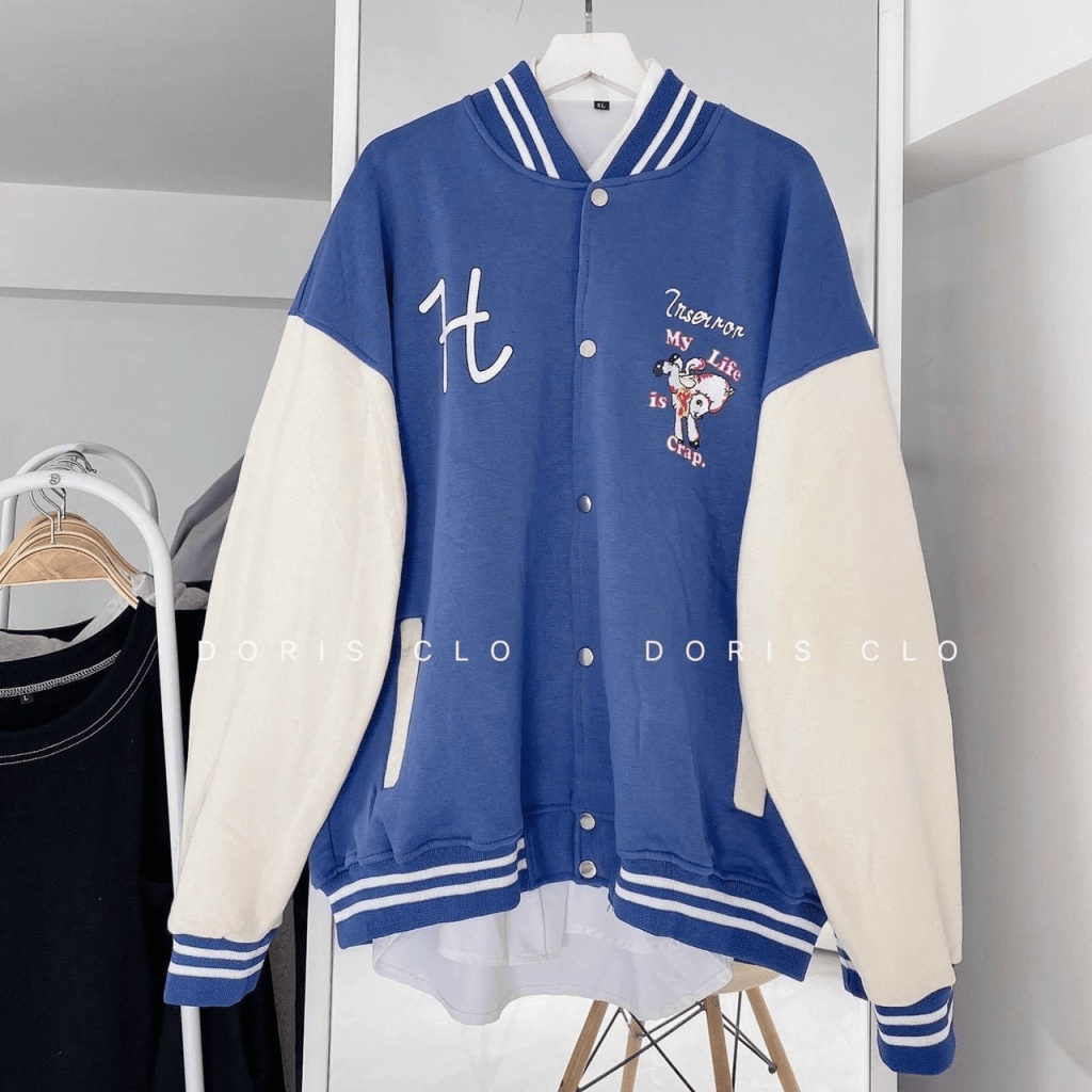 Áo Hoodie Cúc Bấm - Áo Khoác Nỉ Bông Unisex Nam Nữ in My Life Hàn Quốc TP316 [NewUnisex]