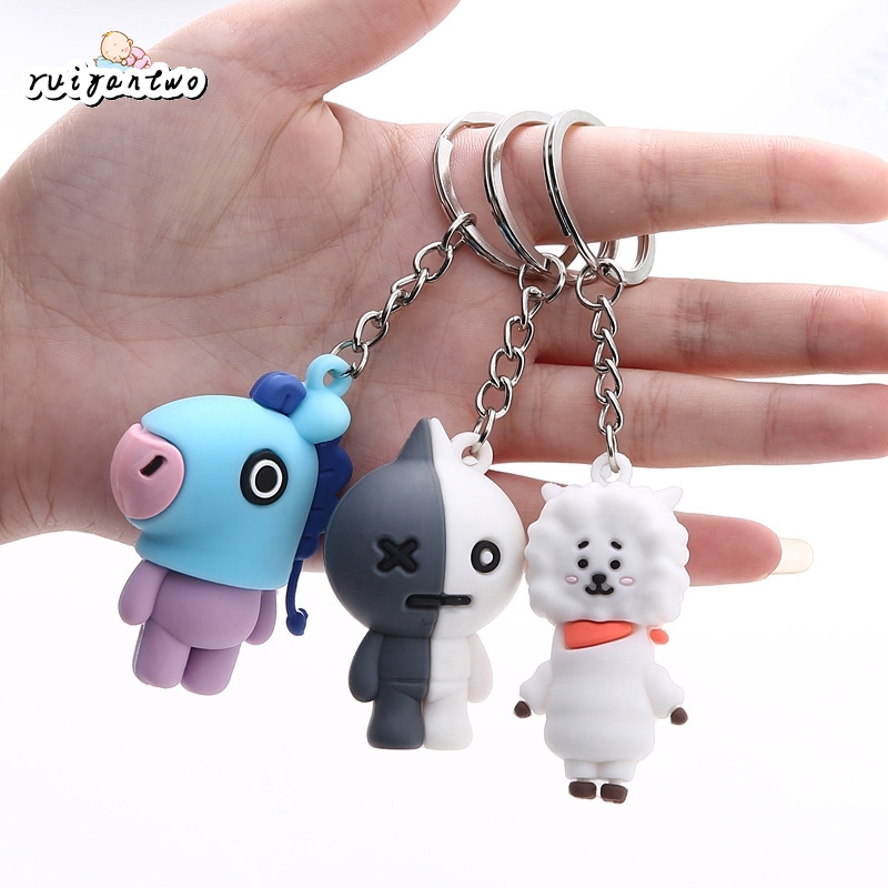 Móc Khóa Hình Nhân Vật Bt21 Của Bts Cooky Mang