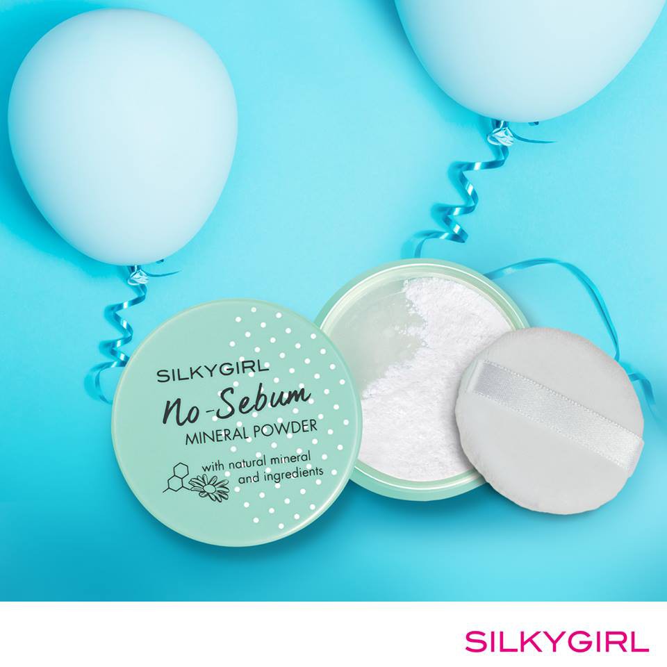 Phấn Phủ Khoáng SILKYGIRL No-Sebum Mineral Powder 5g