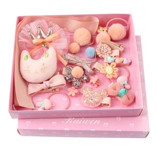 HỘP KẸP TÓC SET18 CHI TIẾT CHO BÉ GÁI