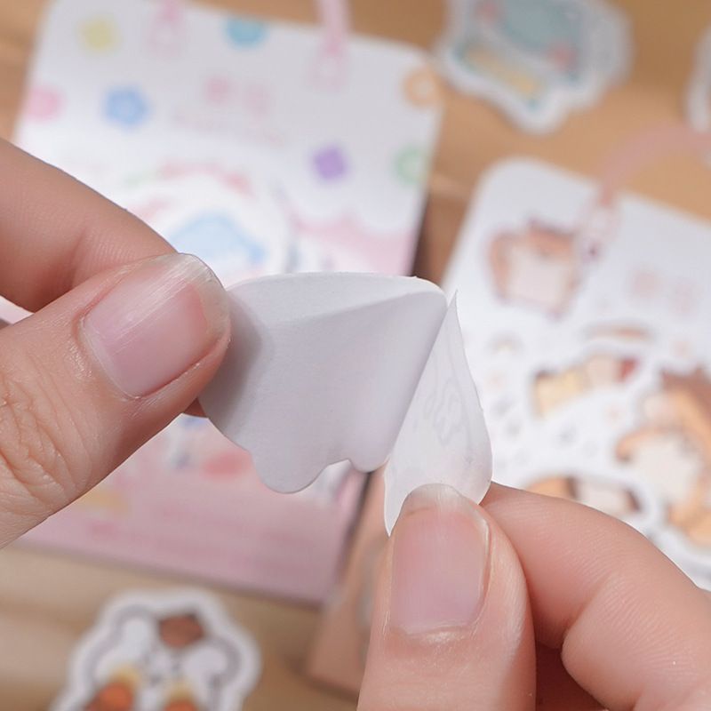 Set 40 sticker nhãn dán animal động vật dễ thương