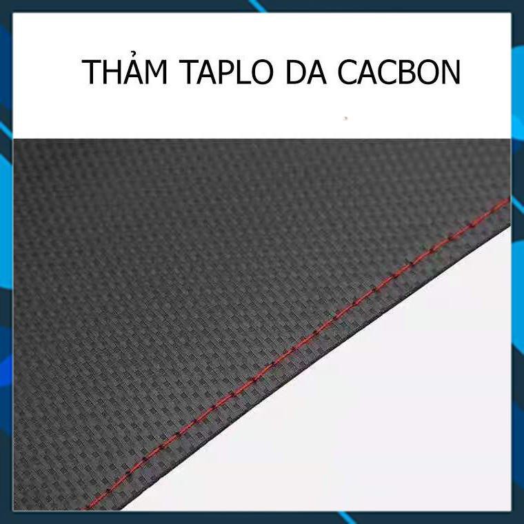 Thảm taplo da carbon cho xe Toyota Vios 2014-2020 hàng cao cấp