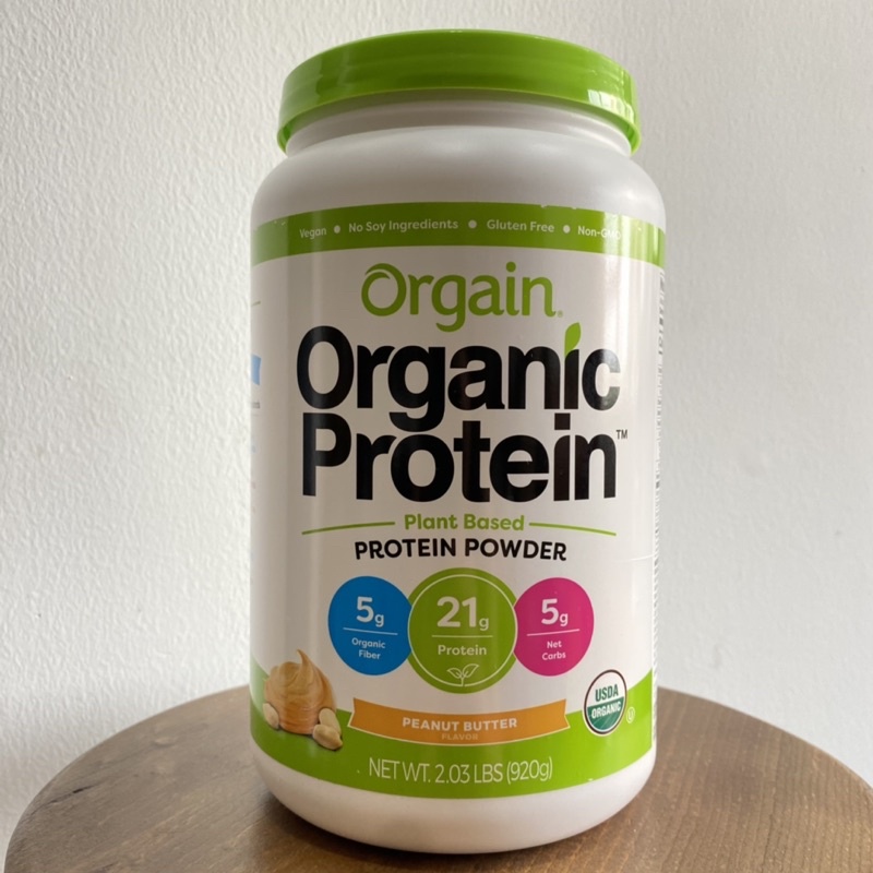 Bột protein Orgain organic protein chocolate peanut butter ăn kiêng vị bơ đậu phộng socola 920g order US