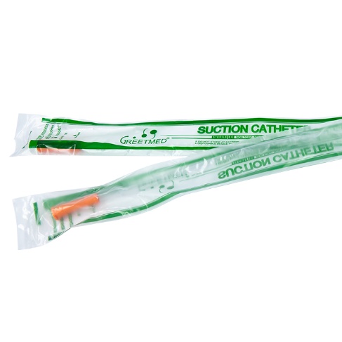 Dây hút đàm, dây hút nhớt Greetmed size 8, 10, 12, 14, 16, 18. SUCTION CATHETER.