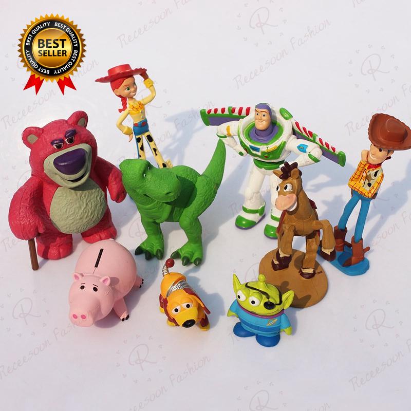 Bộ 9 mô hình nhân vật trong phim hoạt hình Toys Story