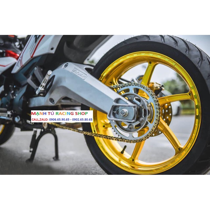 GẮP EXCITER 150 WINNER MOTO ART KIỂU DÁNG APRILIA RSV4 PHIÊN BẢN BÁNH LỚN - 000043