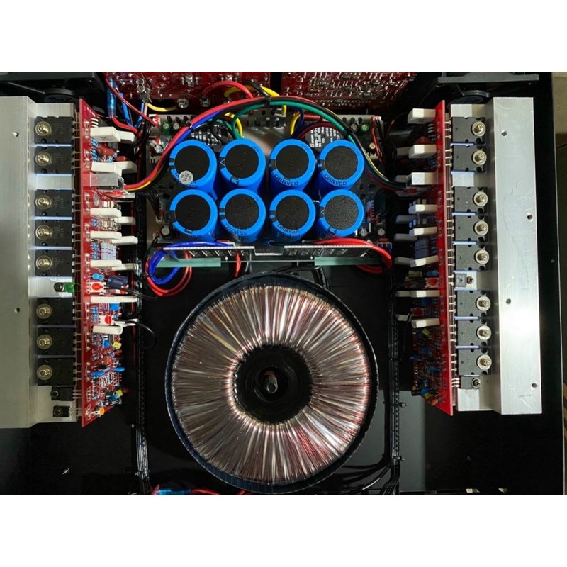 CỤC ĐẨY CÔNG SUẤT CA9 công suất 800w x 2CH KÉO 2 đôi loa hội trường 30 không lo nóng
