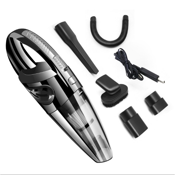 Máy hút bụi cầm tay mini không dây cao cấp R-6053, cáp sạc USB, màu đen | BigBuy360 - bigbuy360.vn