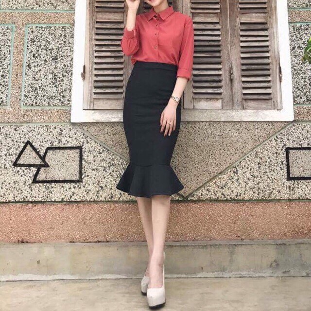 (Có size đại eo 95cm) CHÂN VÁY ĐUÔI CÁ SIZE ĐẠI - CHÂN VÁY ĐUÔI CÁ NỮ THUN ĐẸP - CHÂN VÁY ĐUÔI CÁ BIG SIZE | BigBuy360 - bigbuy360.vn