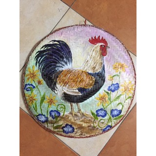 Tranh gà trống phong thuỷ 40cm