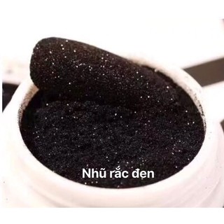 Nhũ rắc đen trắng hũ 10g