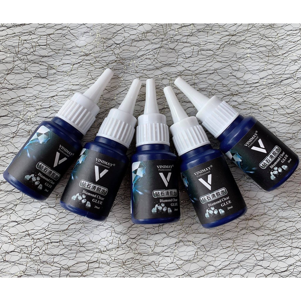Nước Sáng Đá NAIL Cao Cấp Vinimay - DIAMOND Clean Glue 20ml - Lẻ 1 Chai