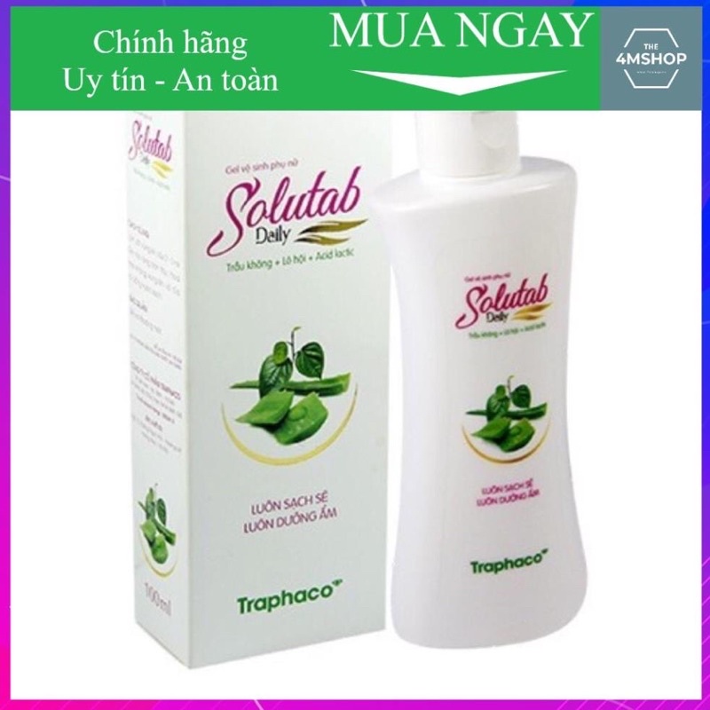 Gel vệ sinh phụ nữ Solutab traphaco lọ 100ml