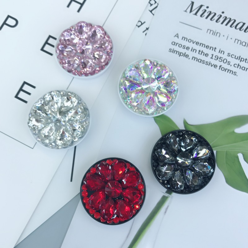 Giá đỡ đa năng đính đá xếp gọn cho điện thoại