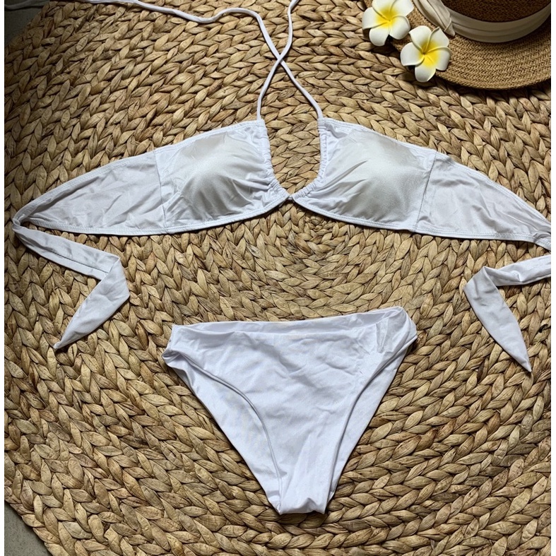 [Hàng Có Sẵn] Set bikini  3 món duyên dáng,chuẩn shop,hình thật