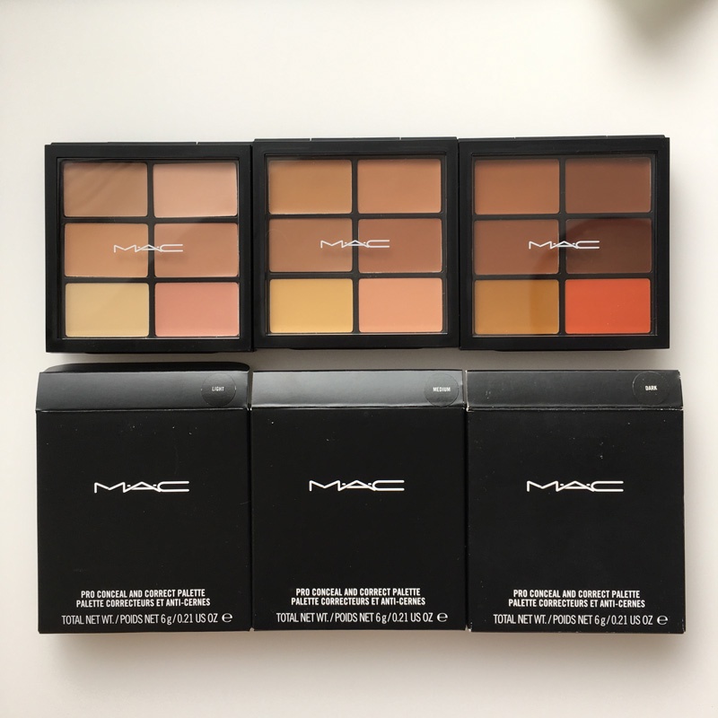 Bảng Kem Che Khuyết Điểm Mac Six Màu Sáng/Quầng Thâm Và Che Khuyết Điểm Mặt